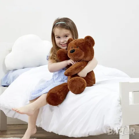 Rainbow Designs Меко плюшено мече, играчка за малки деца, подходяща от раждането, кафяво, снимка 3 - Плюшени играчки - 49551783