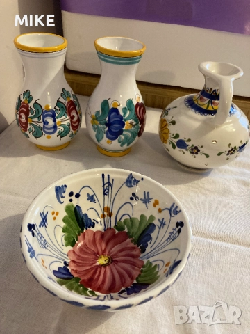 Керамични вазички и купичка, снимка 7 - Декорация за дома - 52369288