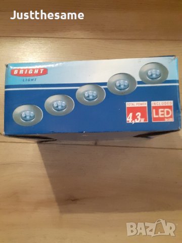 Лунчки лампи LED BRIGHT Light 5бр. с захранване, снимка 5 - Лед осветление - 43252557