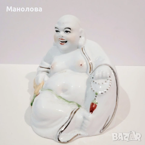 Порцеланова статуетка Buddha Ho Tai, снимка 2 - Колекции - 53364574