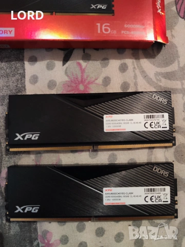 Рам памет ADATA XPG LANCER Kit 32GB DDR5 6000 CL40 2 X 16GB, снимка 4 - RAM памет - 53420343