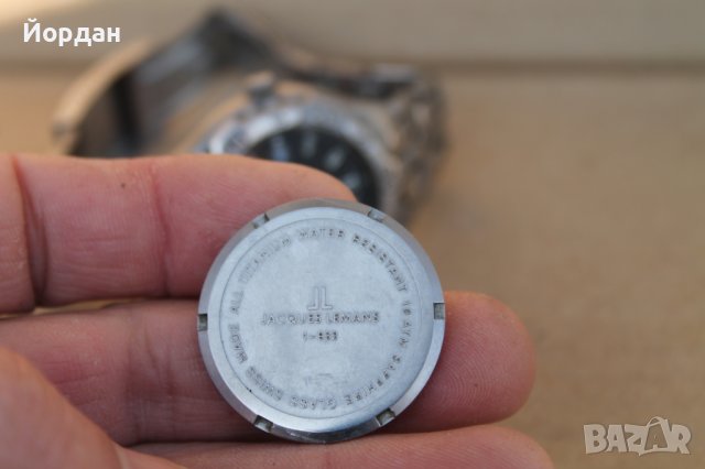 Швейцарски титаниев мъжки часовник ''Jacques Lemans'', снимка 13 - Мъжки - 43973942