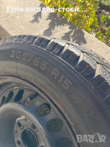 Гума с джанта от Мерцедес 124 комби, снимка 3 - Части - 48021333