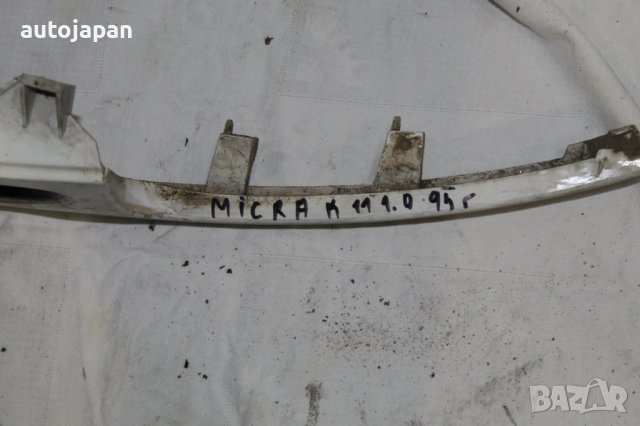Предна решетка с емблема Нисан микра к11 1.0 95г Nissan micra k11 1.0 1995, снимка 2 - Части - 43313933