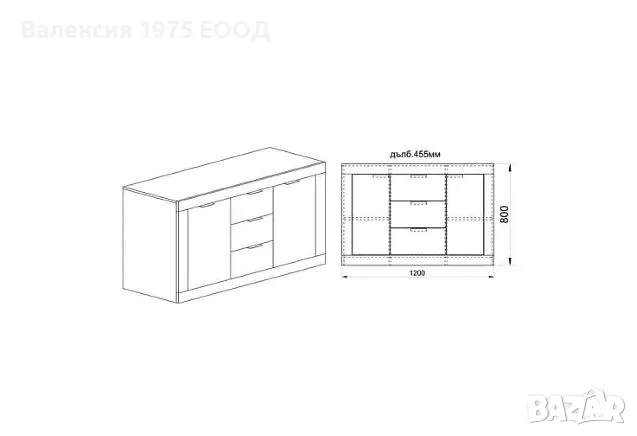 Скрин Сити 3034 сонома, снимка 2 - Скринове - 18790365