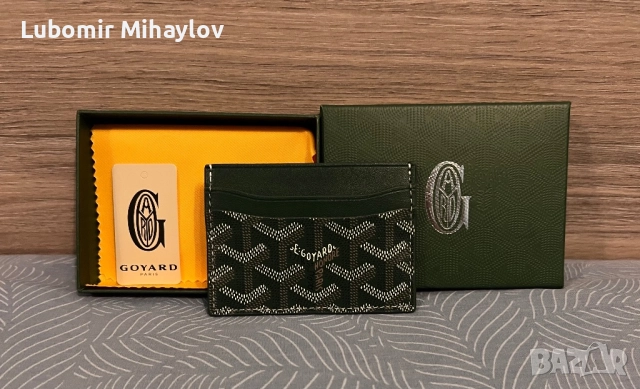 Goyard card holder висококачествен дизайнерски стил , снимка 2 - Портфейли, портмонета - 52595010