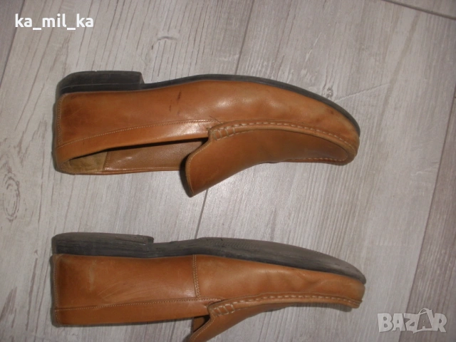 Обувки-Clarks -естествена кожа, снимка 5 - Мокасини - 53090376