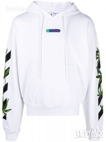 OFF-WHITE c/o VIRGIL ABLOH Weed Arrows Мъжко Горнище тип Суичър size M и L, снимка 2 - Суичъри - 38128836
