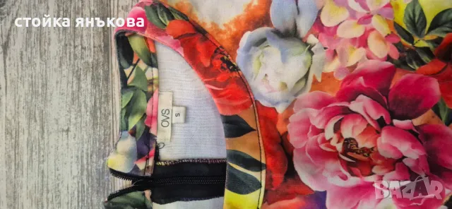 Продавам официална, елегантна рокля на цветя, снимка 5 - Рокли - 49624420