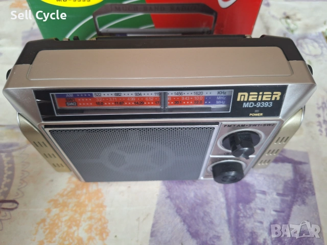 ✅РАДИО/ТРАНЗИСТОР MEIER MD-9393❗, снимка 2 - Радиокасетофони, транзистори - 53045470