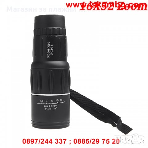 Монокъл Bushnell 16X52 Zoom, снимка 9 - Други стоки за дома - 28470439