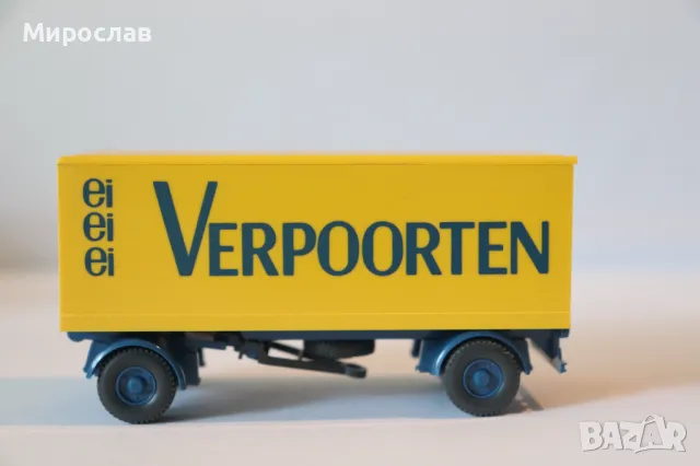 HERPA? WIKING? H0 1/87 РЕМАРКЕ КАМИОН МОДЕЛ КОЛИЧКА, снимка 3 - Колекции - 50338867
