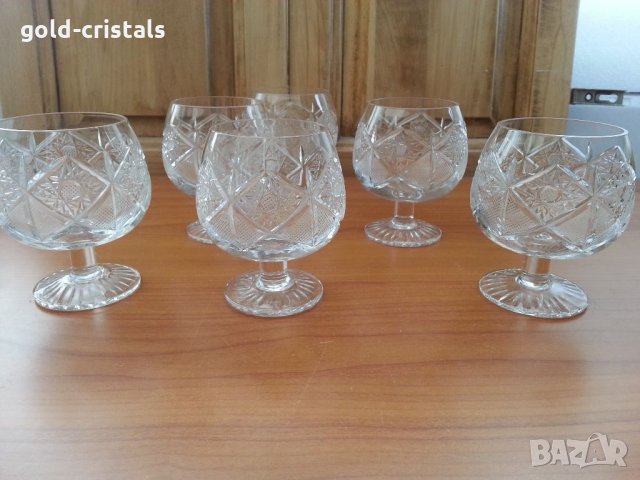 Кристални чаши, снимка 1 - Антикварни и старинни предмети - 33559045