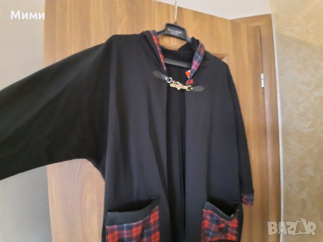 Дамска жилетка с качулка , снимка 3 - Жилетки - 32264255