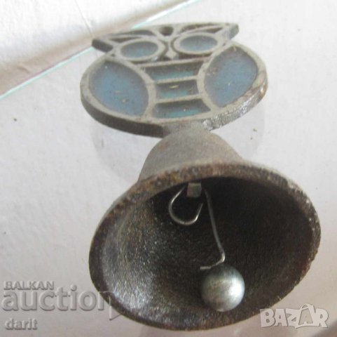 стара настолна камбана сова, Ваджра, лот, кринолин месинг бронз лот, снимка 2 - Антикварни и старинни предмети - 28884606