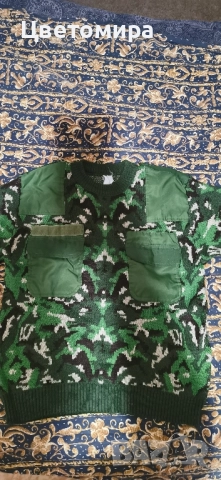 Военен мъжки зимен пуловер, снимка 2 - Пуловери - 51738099