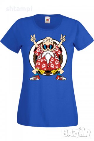 Дамска тениска Dragon Ball Z Master Roshi 02,Анимация,игра,Празник,Повод., снимка 4 - Тениски - 37945797