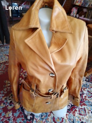 Дамско яке от естествена кожа , снимка 4 - Якета - 39571327