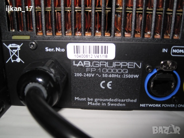 Усилвател Професионален четири канален LAB GRUPPEN FP10000Q Оригинален Внос от Германия НОВ!!!, снимка 3 - Ресийвъри, усилватели, смесителни пултове - 53468473