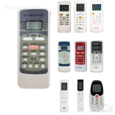 Дистанционно за климатик MIDEA,BEKO,ROMSTAL,KS-MD02V