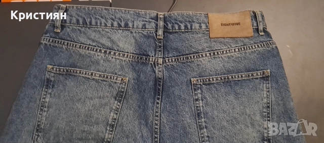 Мъжки дънкови панталони EIGHTHYFIVE - LOOSE FIT, снимка 4 - Дънки - 52015785