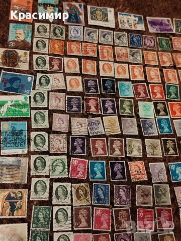 Винтидж ПОЩЕНСКИ марки Елизабет , снимка 8 - Филателия - 52938642