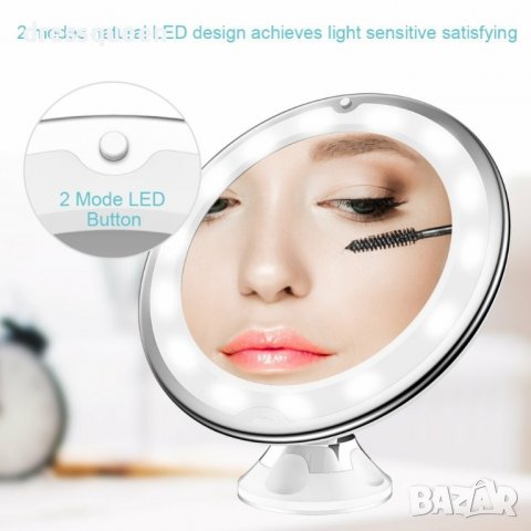 2234 Огледало за грим с LED светлина, снимка 5 - Други - 37425957