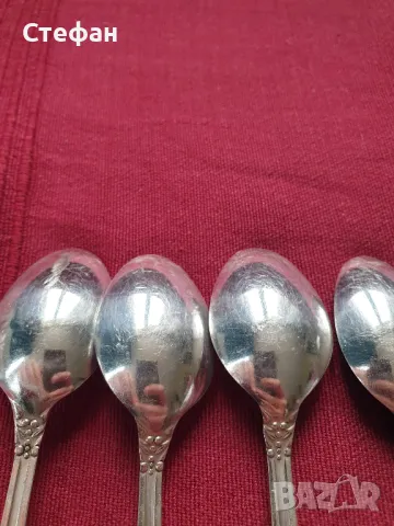 Посребрени лъжички, снимка 5 - Антикварни и старинни предмети - 48232592
