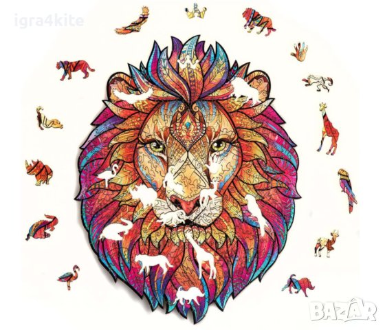 ПЕРФЕКТЕН ПОДАРЪК! Дървени пъзели 27 модела с лазерна изработка и части на животни, снимка 17 - Образователни игри - 43273631