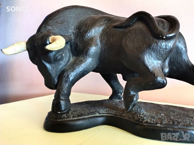 Много Рядка Испанска Колекционерска Фигура-Бик, снимка 2 - Колекции - 51156500
