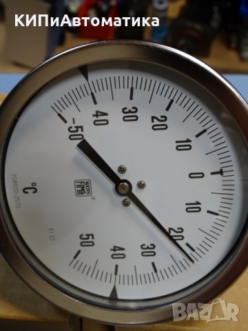 биметален термометър NUOVA FIMA Ø130 mm G 1/2 KL 1 -50/+300°C, снимка 3 - Резервни части за машини - 35059991