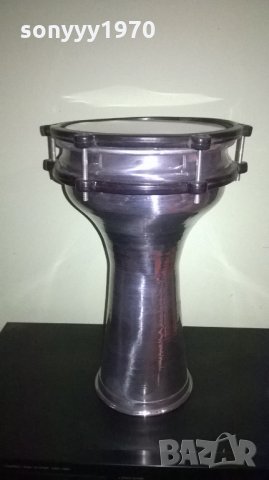 НОВА Тарамбука метална инокс-30/20см-нова-внос сирия, снимка 5 - Ударни инструменти - 26449935