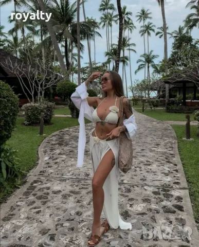 Дамски бански от две части Различни цветове , снимка 2 - Бански костюми - 50374600