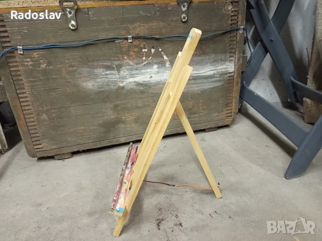 Статив за рисуване, дървен, височина 30 , 40 см, , снимка 3 - Други стоки за дома - 52805123