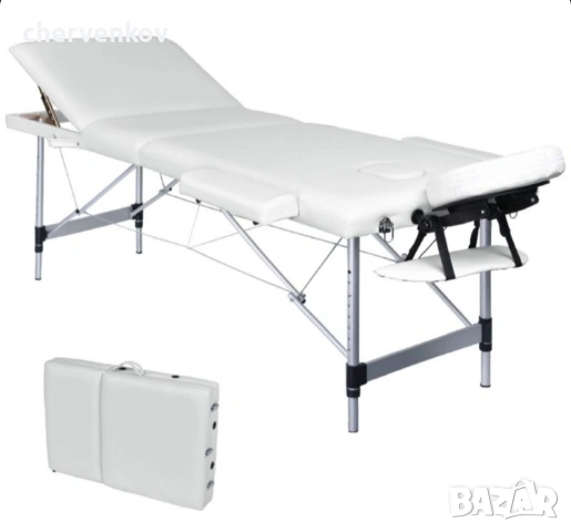 четирисекторна дървена козметична масажна кушетка четирисекционна черен цвят, снимка 13 - Кушетки - 53165920