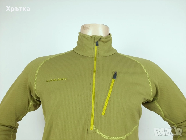 Mammut Kala Pattar - Оригинална мъжка блуза с цип размер M, снимка 6 - Блузи - 52558852