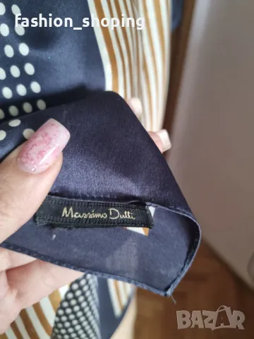 Копринен шал Massimo Dutti, снимка 6 - Шалове - 48744677