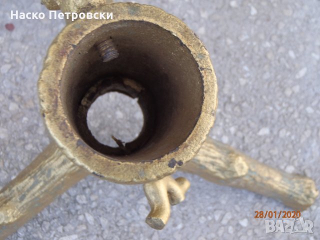 Коледни Стойка за елха „Партамъ Варна БП“ - метална АНТИКА, снимка 10 - Антикварни и старинни предмети - 28167782