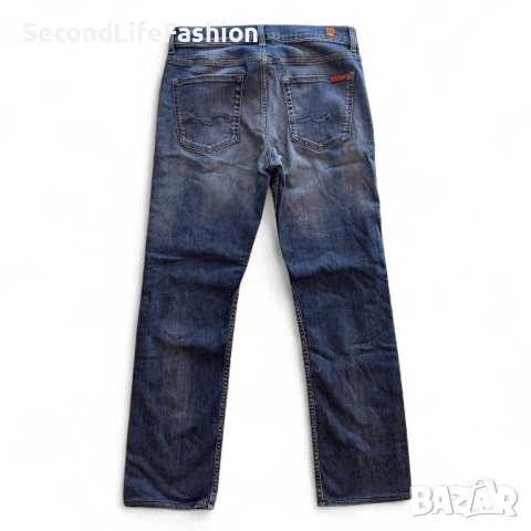 Мъжки дънки 7 for All Mankind Luxe Sport Slimmy Jeans NY сини размер 30, снимка 2 - Дънки - 53117711