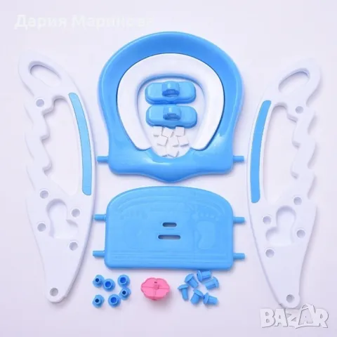 Детска седалка-адаптор за тоалетна чиния със стълба, снимка 3 - За банята - 47456754