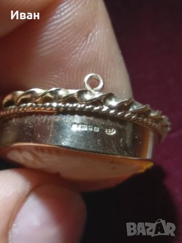 Камея - рапан , снимка 6 - Колиета, медальони, синджири - 40603695