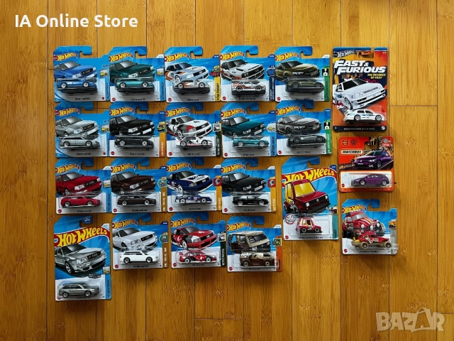 Hot Wheels Audi 90 quattro; Avant RS2; RS E-tron; VW T3; Golf; Jetta