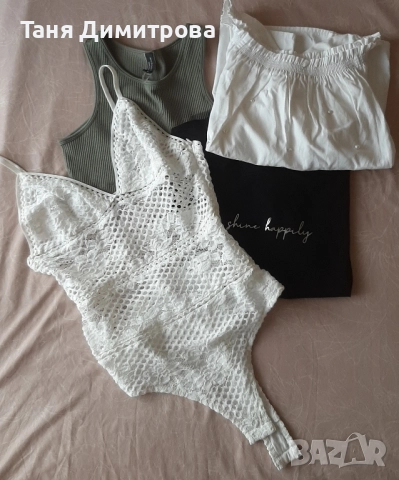 Лот от блузки,боди и дънкови панталонки-5лв.за брой, снимка 2 - Тениски - 51805506