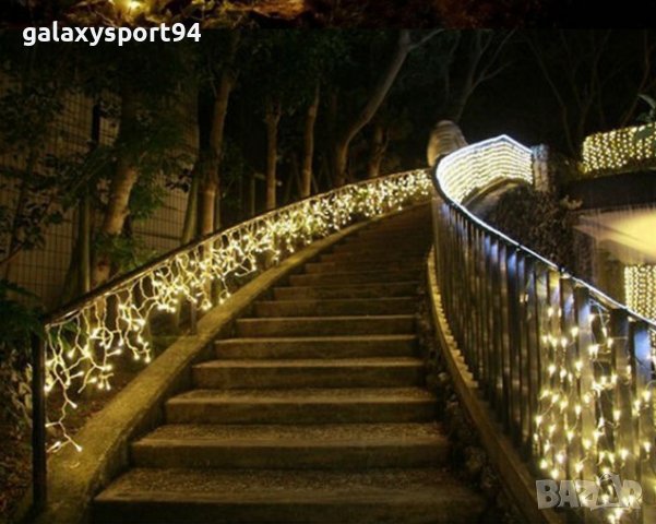 Мини Завеса 3 х 80см водопад Шарен Водопад 2022г Зима ЛЕД модел, снимка 5 - Лед осветление - 38811043