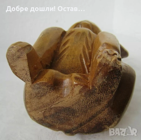 Кучета от дърво и керамика: Куче дърво дакел фигура статуетка, снимка 4 - Статуетки - 31623567