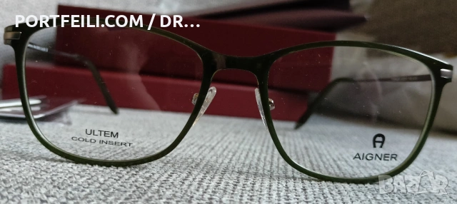 Дамска диоптрична рамка AIGNER (Germany), титан, целуоид ацетат, Made in South Korea, супер качество, снимка 15 - Слънчеви и диоптрични очила - 53608238