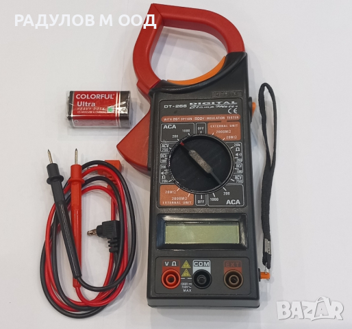 Амперклещи / токови клещи/ цифров мултицет DT - 266 /2119