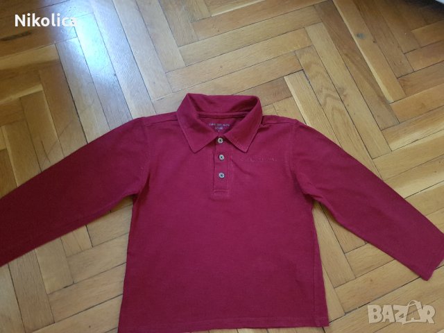 Детскa оригиналнa блузкa CALVIN KLEIN  за 5-6 г.момче, снимка 3 - Детски Блузи и туники - 26999738