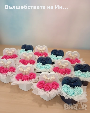 Кутия с рози