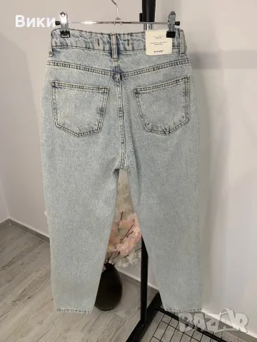 Дънки МОМ висока талия, снимка 14 - Дънки - 49386382